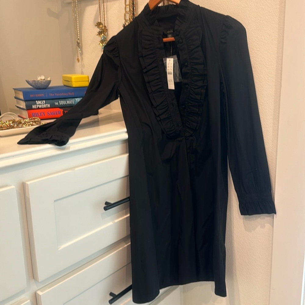 J Crew Black Dress